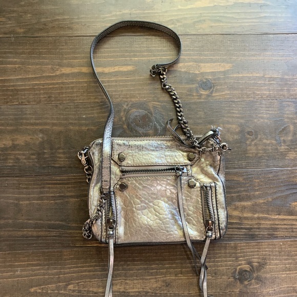Botkier Handbags - Botkier metallic crossbody GUC w/ zippers out & in
